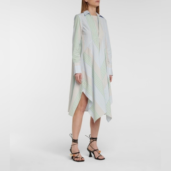 JW ANDERSON Dresses & Skirts - JW ANDERSON Multicolor Striped Long Sleeve Dress Sz 8